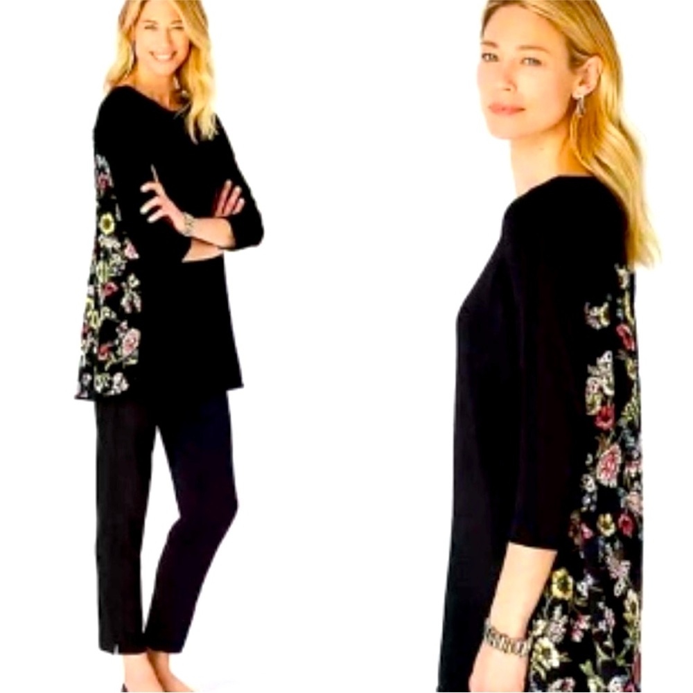 SALE LAST CHANCE! 
Floral JJill Wearever Top M